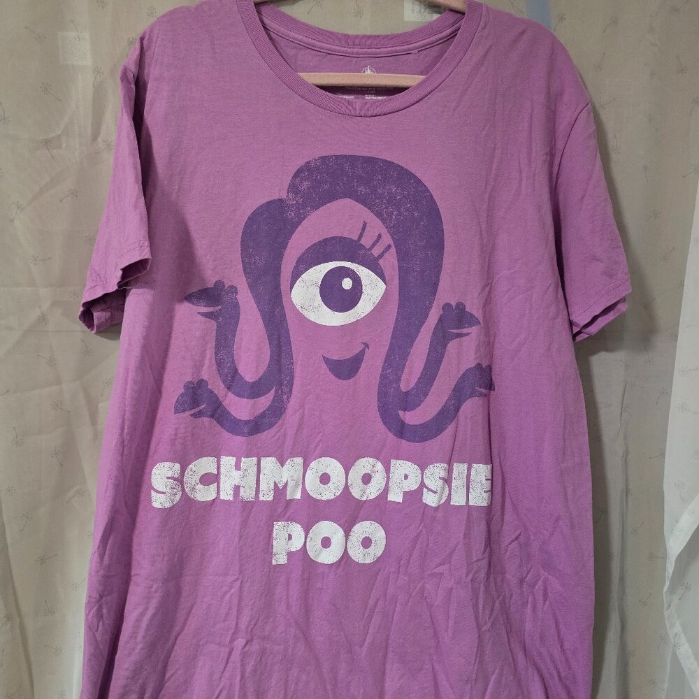 EUC Monsters Inc Schmoopsie Poo Couples Shirt Official Disney - Picture 2 of 4